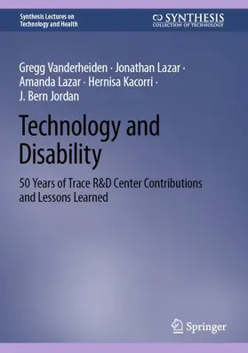 Vanderheiden / Lazar / Jordan |  Technology and Disability | Buch |  Sack Fachmedien
