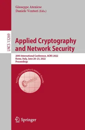Venturi / Ateniese | Applied Cryptography  and Network Security | Buch | 978-3-031-09233-6 | sack.de