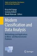 Jajuga / Walesiak / Dehnel |  Modern Classification and Data Analysis | Buch |  Sack Fachmedien