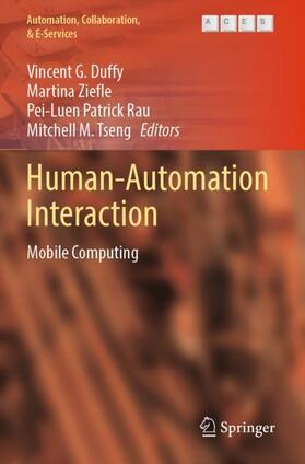 Duffy / Tseng / Ziefle | Human-Automation Interaction | Buch | 978-3-031-10790-0 | sack.de