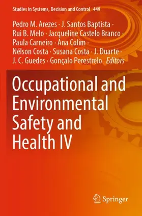 Arezes / Guedes / Baptista |  Occupational and Environmental Safety and Health IV | Buch |  Sack Fachmedien