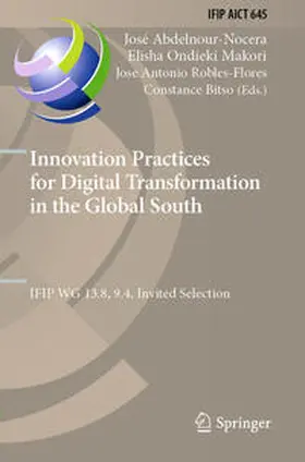 Abdelnour-Nocera / Bitso / Makori |  Innovation Practices for Digital Transformation in the Global South | Buch |  Sack Fachmedien