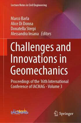 Barla / Insana / Di Donna | Challenges and Innovations in Geomechanics | Buch | 978-3-031-12850-9 | sack.de