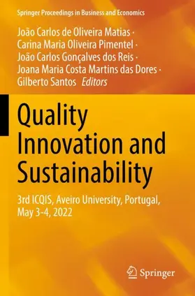 de Oliveira Matias / Oliveira Pimentel / Santos |  Quality Innovation and Sustainability | Buch |  Sack Fachmedien