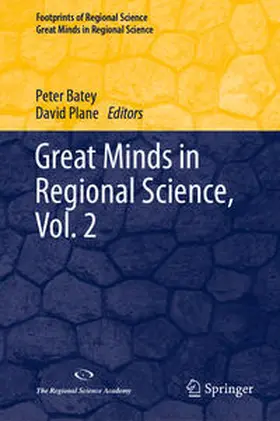 Batey / Plane |  Great Minds in Regional Science, Vol. 2 | eBook | Sack Fachmedien