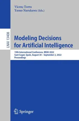 Narukawa / Torra |  Modeling Decisions for Artificial Intelligence | Buch |  Sack Fachmedien
