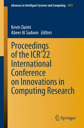 Al Sadoon / Daimi |  Proceedings of the ICR'22 International Conference on Innovations in Computing Research | Buch |  Sack Fachmedien