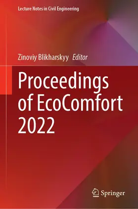 Blikharskyy |  Proceedings of EcoComfort 2022 | Buch |  Sack Fachmedien