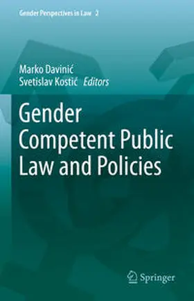 Davinic / Davinic / Kostic | Gender Competent Public Law and Policies | E-Book | www.sack.de
