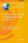 Camarinha-Matos / Osório / Ortiz |  Collaborative Networks in Digitalization and Society 5.0 | Buch |  Sack Fachmedien
