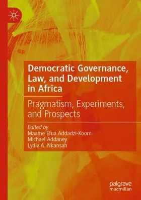 Addadzi-Koom / Nkansah / Addaney | Democratic Governance, Law, and Development in Africa | Buch | 978-3-031-15399-0 | sack.de