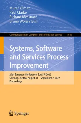 Yilmaz / Clarke / Messnarz |  Systems, Software and Services Process Improvement | Buch |  Sack Fachmedien