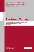 Krimmer / Volkamer / Germann |  Electronic Voting | Buch |  Sack Fachmedien