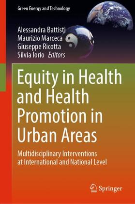 Battisti / Iorio / Marceca |  Equity in Health and Health Promotion in Urban Areas | Buch |  Sack Fachmedien