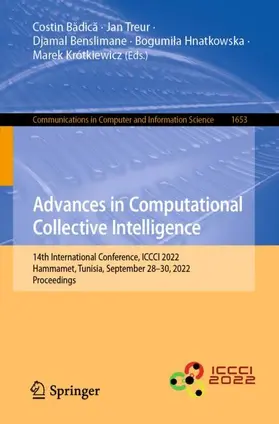 Badica / Badica / Treur |  Advances in Computational Collective Intelligence | Buch |  Sack Fachmedien