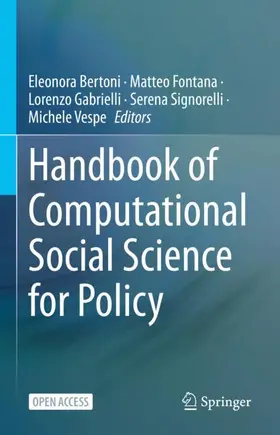 Bertoni / Fontana / Gabrielli |  Handbook of Computational Social Science for Policy | Buch |  Sack Fachmedien