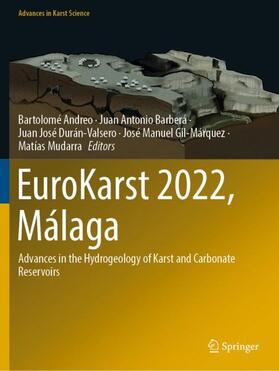 Andreo / Barberá / Mudarra |  EuroKarst 2022, Málaga | Buch |  Sack Fachmedien