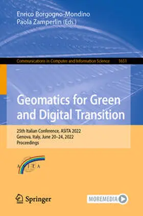 Borgogno-Mondino / Zamperlin |  Geomatics for Green and Digital Transition | eBook | Sack Fachmedien