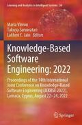 Virvou / Jain / Saruwatari |  Knowledge-Based Software Engineering: 2022 | Buch |  Sack Fachmedien
