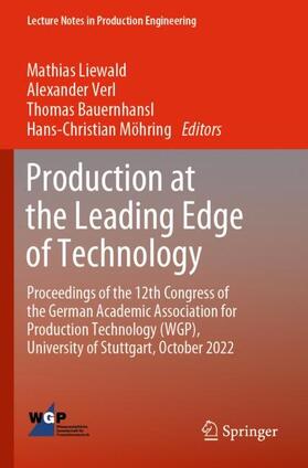 Liewald / Möhring / Verl | Production at the Leading Edge of Technology | Buch | 978-3-031-18320-1 | sack.de