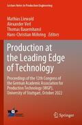 Liewald / Möhring / Verl |  Production at the Leading Edge of Technology | Buch |  Sack Fachmedien
