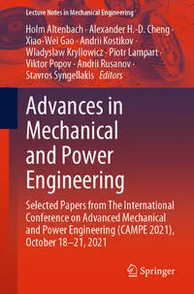 Altenbach / Cheng / Gao | Advances in Mechanical and Power Engineering | E-Book | sack.de