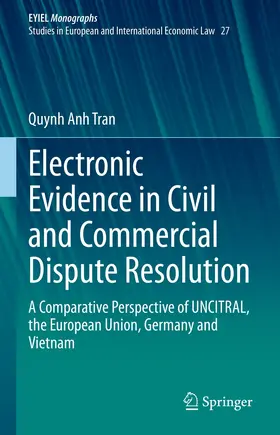 Tran | Electronic Evidence in Civil and Commercial Dispute Resolution | E-Book | www.sack.de