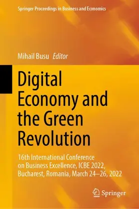 Busu |  Digital Economy and the Green Revolution | Buch |  Sack Fachmedien
