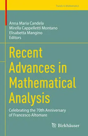 Candela / Cappelletti Montano / Mangino |  Recent Advances in Mathematical Analysis | eBook | Sack Fachmedien