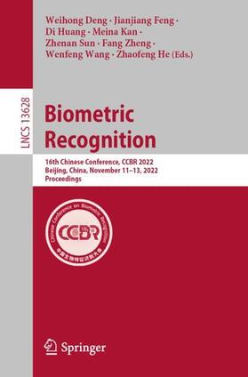 Deng / Feng / Huang | Biometric Recognition | Buch | 978-3-031-20232-2 | sack.de
