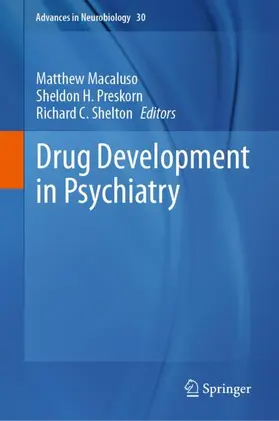 Macaluso / Shelton / Preskorn |  Drug Development in Psychiatry | Buch |  Sack Fachmedien