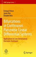 Ponce / Vela / Ros |  Bifurcations in Continuous Piecewise Linear Differential Systems | Buch |  Sack Fachmedien