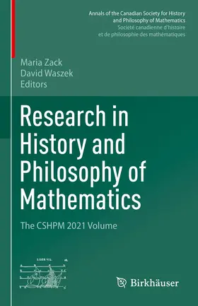 Waszek / Zack |  Research in History and Philosophy of Mathematics | Buch |  Sack Fachmedien