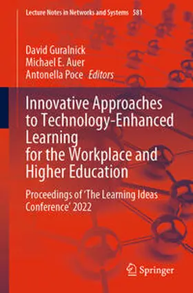 Guralnick / Auer / Poce | Innovative Approaches to Technology-Enhanced Learning for the Workplace and Higher Education | E-Book | sack.de