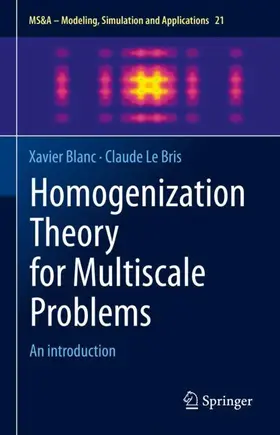 Le Bris / Blanc |  Homogenization Theory for Multiscale Problems | Buch |  Sack Fachmedien