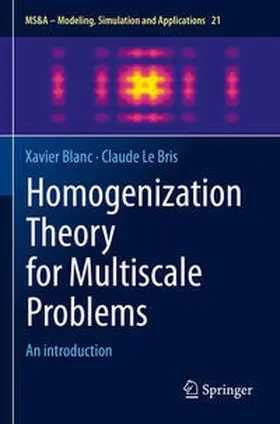 Le Bris / Blanc |  Homogenization Theory for Multiscale Problems | Buch |  Sack Fachmedien
