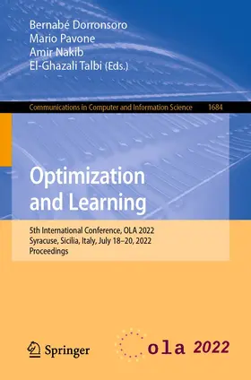Dorronsoro / Pavone / Nakib |  Optimization and Learning | Buch |  Sack Fachmedien