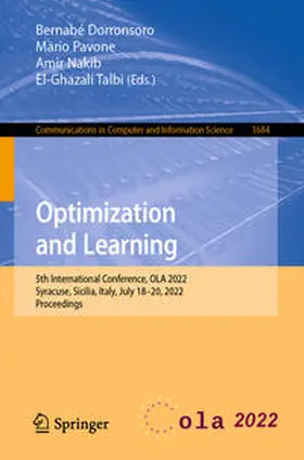 Dorronsoro / Pavone / Nakib |  Optimization and Learning | eBook | Sack Fachmedien