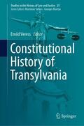 Veress |  Constitutional History of Transylvania | Buch |  Sack Fachmedien