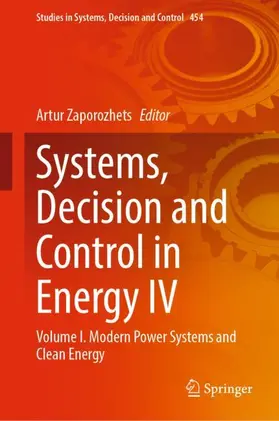 Zaporozhets |  Systems, Decision and Control in Energy IV | Buch |  Sack Fachmedien