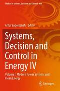 Zaporozhets |  Systems, Decision and Control in Energy IV | Buch |  Sack Fachmedien