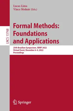Lima / Molnár |  Formal Methods: Foundations and Applications | Buch |  Sack Fachmedien