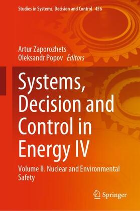 Popov / Zaporozhets | Systems, Decision and Control in Energy IV | Buch | 978-3-031-22499-7 | sack.de