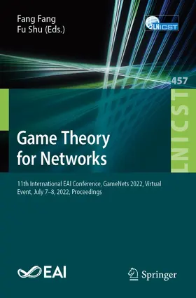 Fang / Shu |  Game Theory for Networks | Buch |  Sack Fachmedien