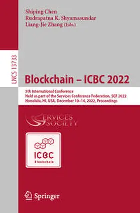 Chen / Shyamasundar / Zhang | Blockchain – ICBC 2022 | E-Book | sack.de