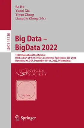 Hu / Xia / Zhang |  Big Data – BigData 2022 | eBook | Sack Fachmedien
