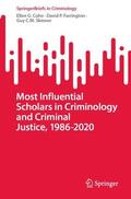 Cohn / Skinner / Farrington |  Most Influential Scholars in Criminology and Criminal Justice, 1986-2020 | Buch |  Sack Fachmedien