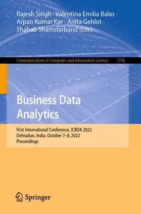 Singh / Balas / Shamshirband |  Business Data Analytics | Buch |  Sack Fachmedien