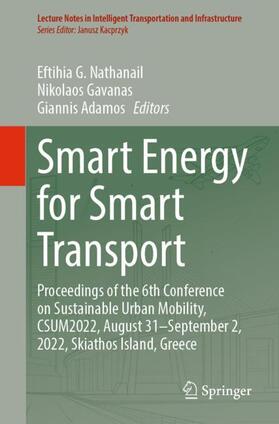 Nathanail / Adamos / Gavanas |  Smart Energy for Smart Transport | Buch |  Sack Fachmedien