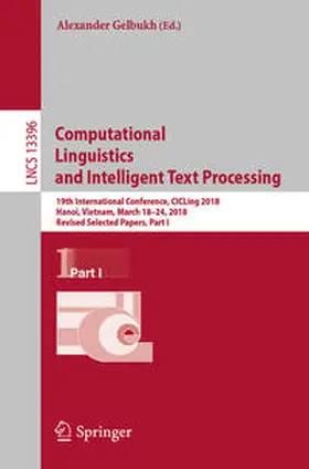 Gelbukh |  Computational Linguistics and Intelligent Text Processing | eBook | Sack Fachmedien